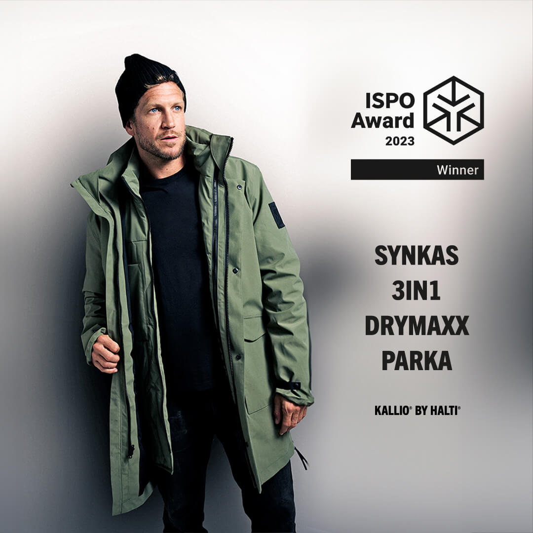 Den prisbelönta Synkas 3in1 Parka-jackan från Kallio by Halti är här