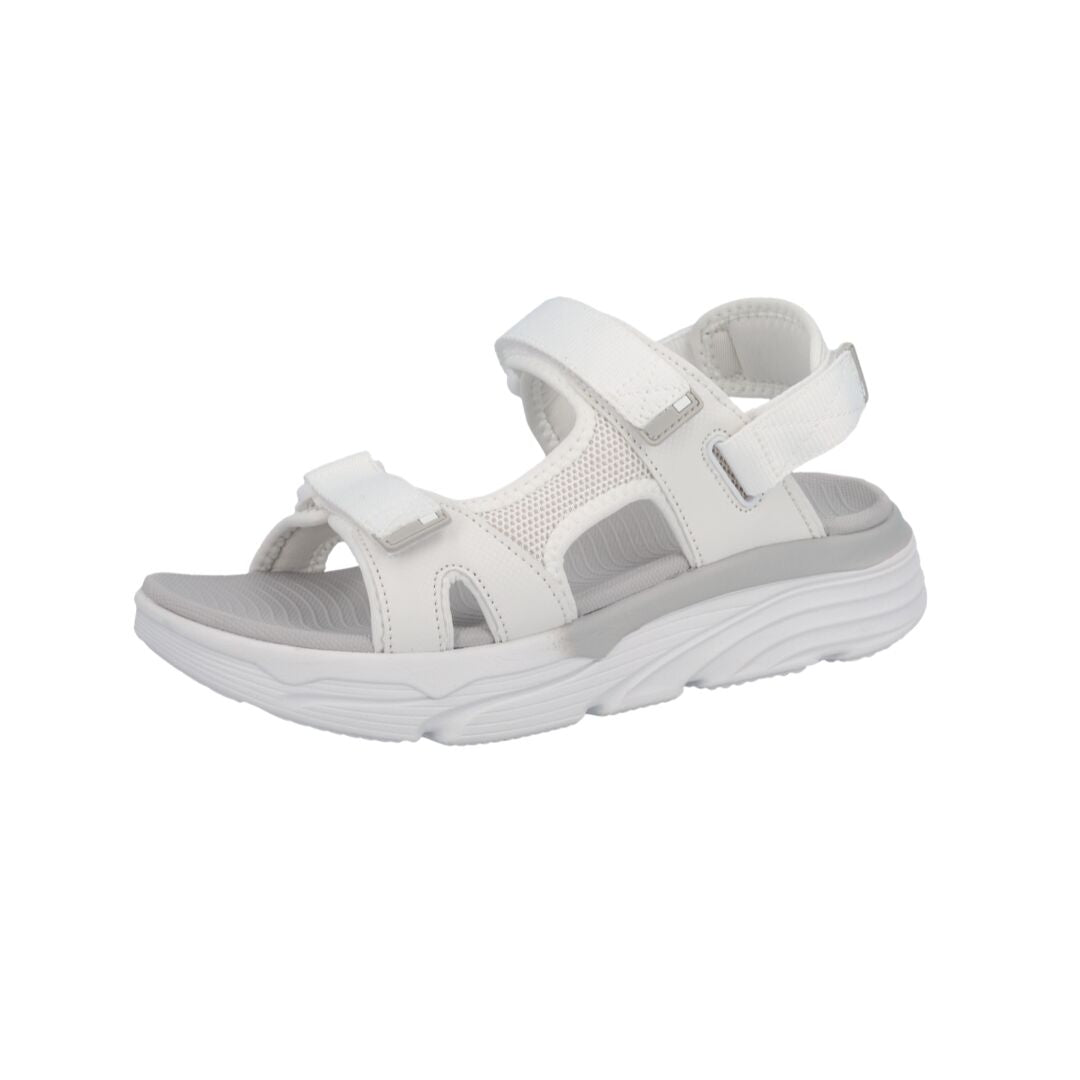 Halti Pursuit 2 Sport Sandal: vit, lätt sandal med justerbar kardborre och stötdämpande sula för komfort.