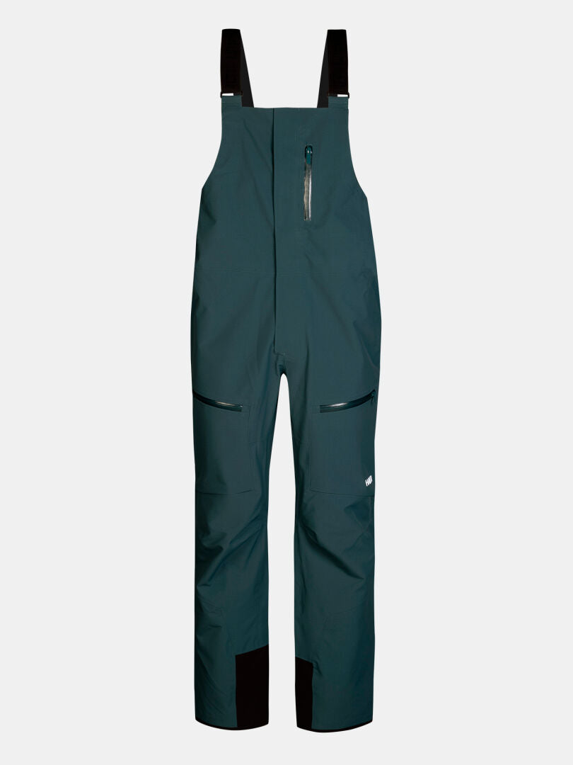 Teal Rizle 3L DX Skidbyxor – Unisex-skidbyxor med hängslen och fickor med dragkedja.