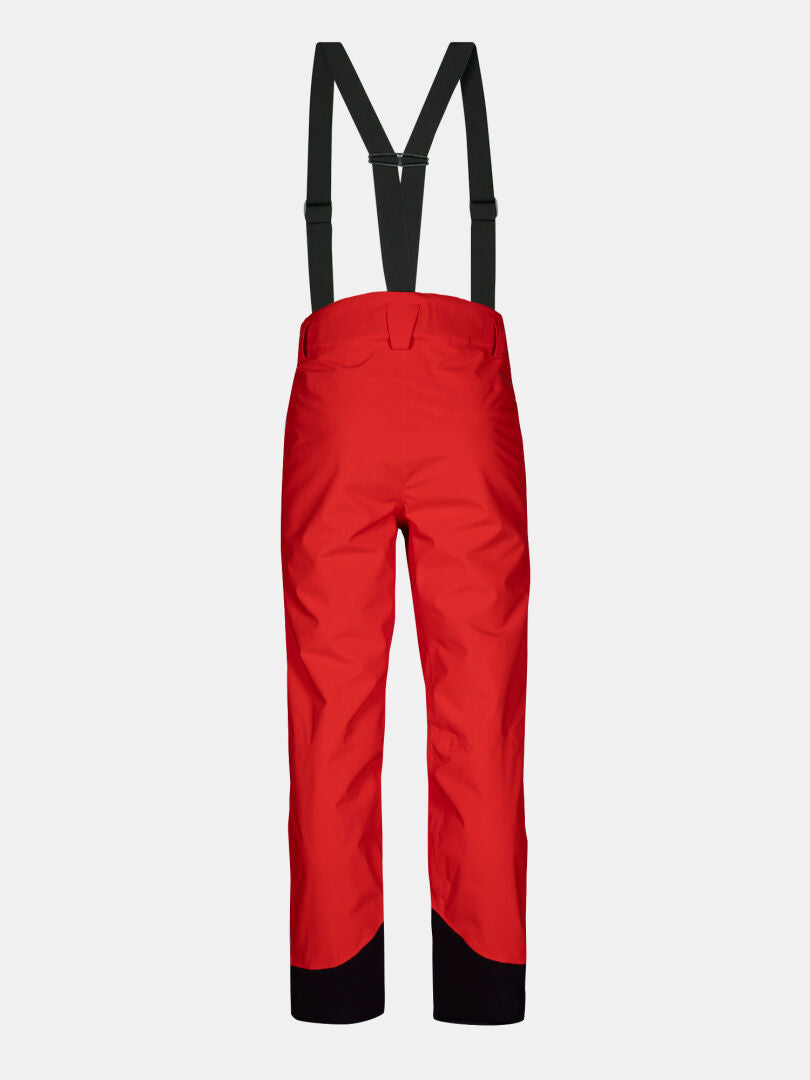 Halti Carvey II DX skidbyxor herr med svarta hängslen, förstärkta ärmslut och återvunnen polyester.