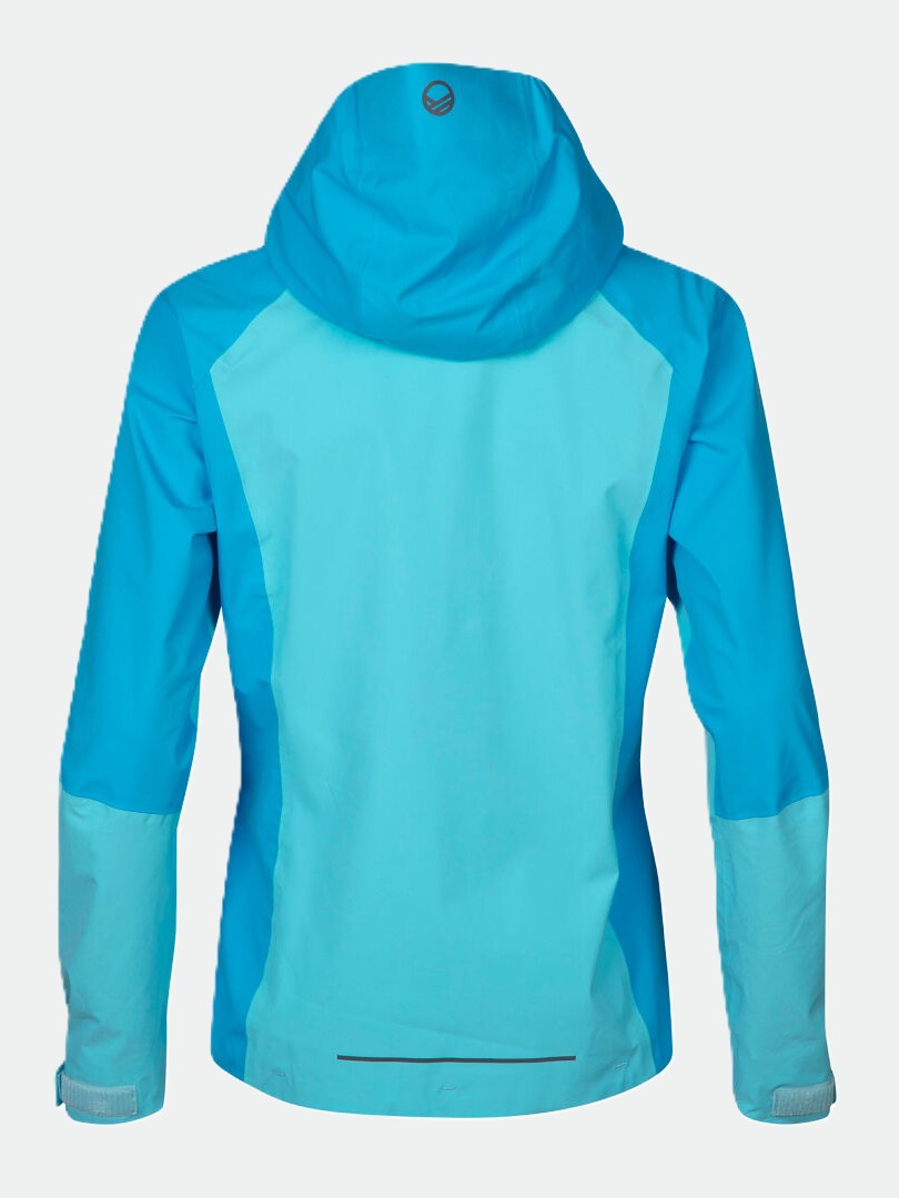 Halti Biegga DX Skaljacka Dam, som här visas bakifrån med huva, är perfekt för vandring med stil.