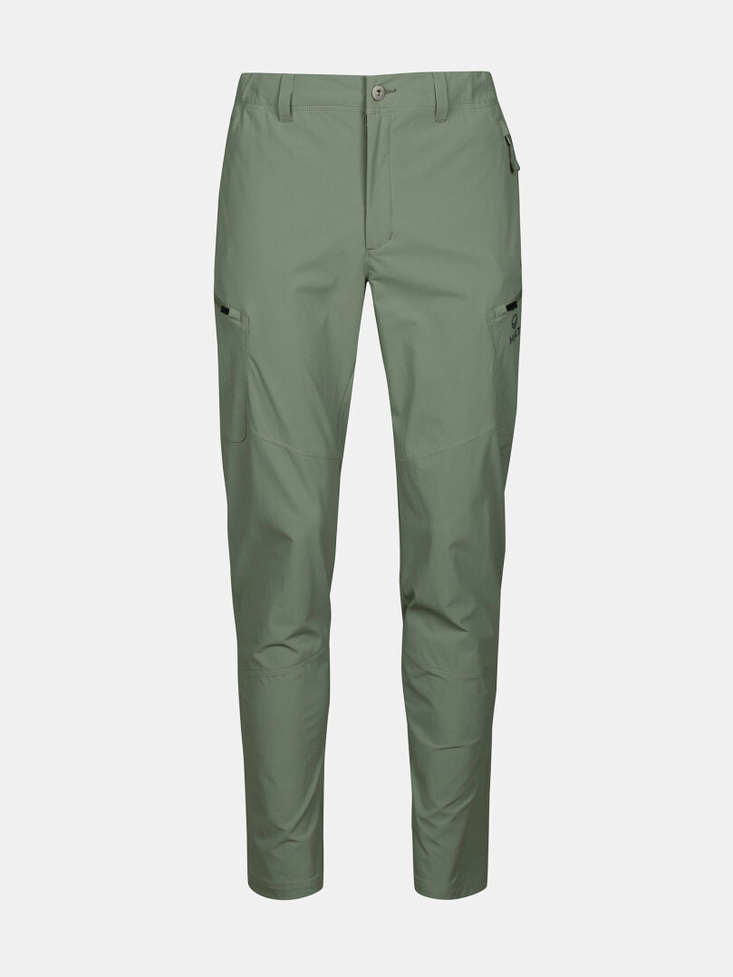 Halti Pallas Evo X-stretch Byxor Herr—lätta, andningsbara vandringsbyxor med dragkedja och sidfickor.