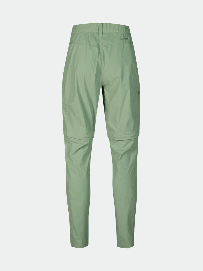 Halti Pallas Cool X-stretchiga dragkedjebyxor för kvinnor med UPF 90+, resår i midjan och snabbtorkande egenskaper.