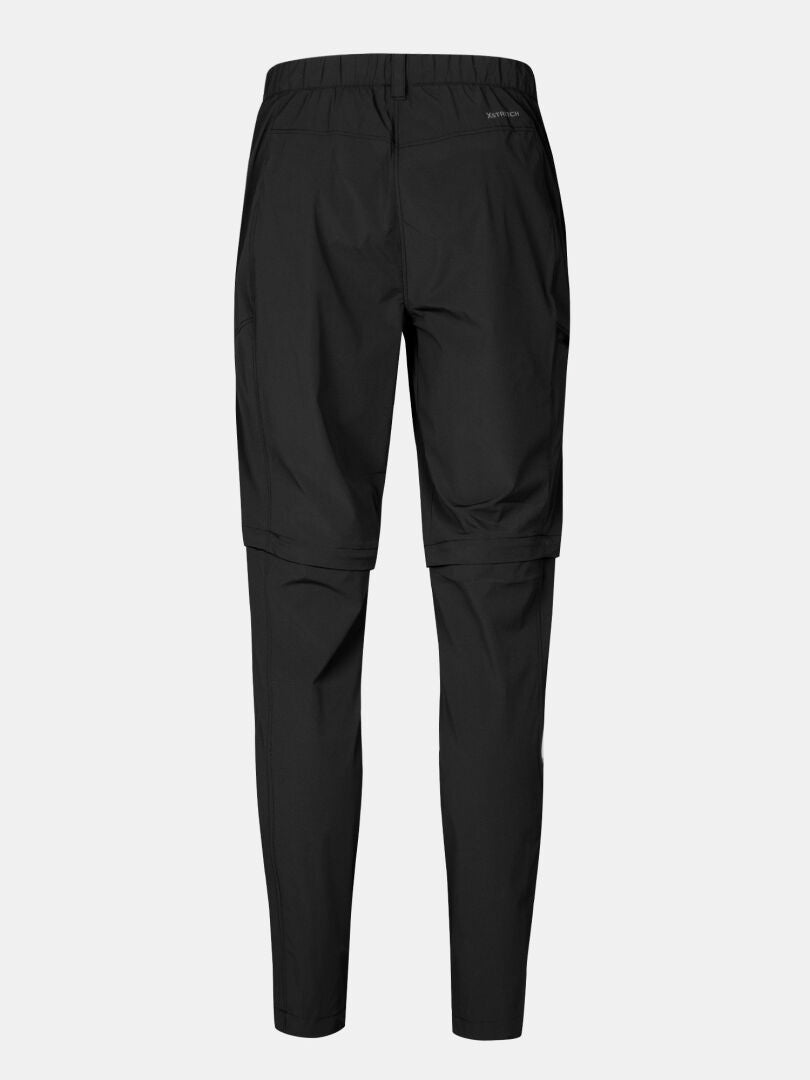 Halti Pallas Cool Stretch Zip-off byxor herr i snabbtorkande material, raka ben, konverteras enkelt till shorts.