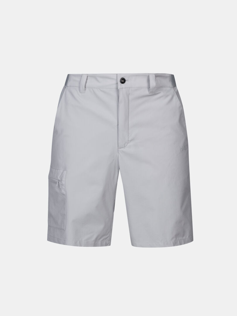 Halti Drive X-stretch Shorts Herr - ljusgrå herrshorts med cargoficka, perfekta för sommardagar.