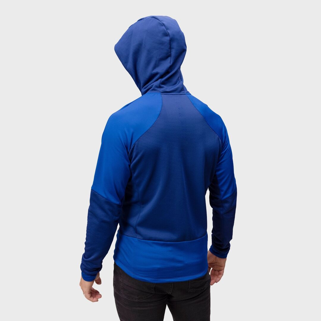 Halti HeatGrid men's technical midlayer jacket blue / Halti HeatGrid technische Midlayer-Jacke für Herren / Halti HeatGrid teknisk mellanlagersjacka för herrar blå / Halti HeatGrid miesten tekninen välikerrostakki sininen