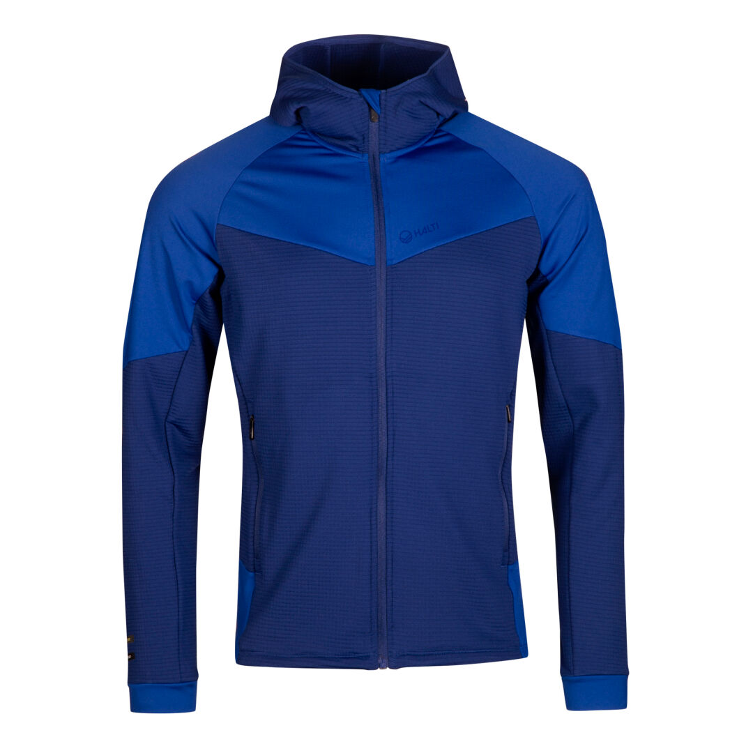 Halti HeatGrid men's technical midlayer jacket blue / Halti HeatGrid technische Midlayer-Jacke für Herren / Halti HeatGrid teknisk mellanlagersjacka för herrar blå / Halti HeatGrid miesten tekninen välikerrostakki sininen