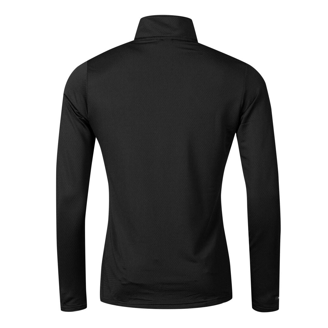 Halti Moodi II Half Zip Shirt Men's Black / Moodi II Paita Miesten Musta / Moodi II Tröja Herr svart / Moodi II Hemnd Herren Schwarz