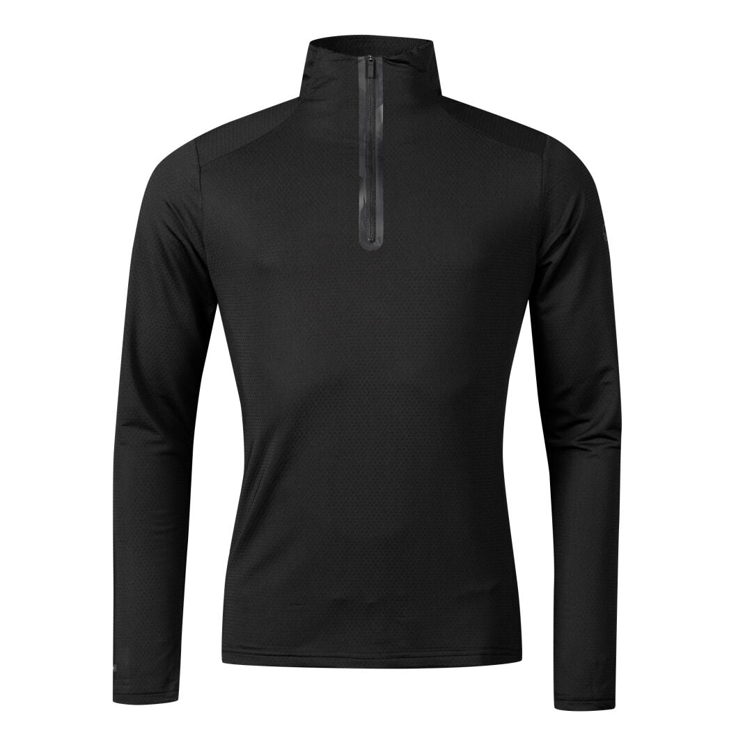 Halti Moodi II Half Zip Shirt Men's Black / Moodi II Paita Miesten Musta / Moodi II Tröja Herr svart / Moodi II Hemnd Herren Schwarz