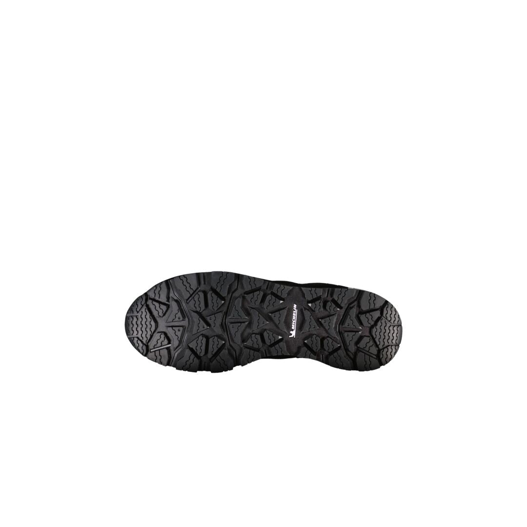 Halti Jura Low Dam Friktionskor med svart Michelin Ice Control-sula och robust slitbana, visade mot vit bakgrund.