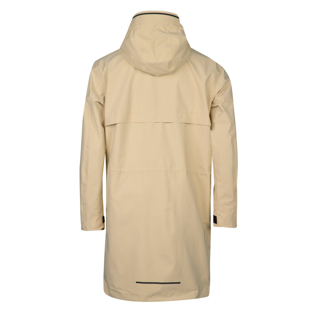 Halti Tokoi Herr DrymaxX Parka sedd bakifrån, med långa ärmar och sprund upptill bak.