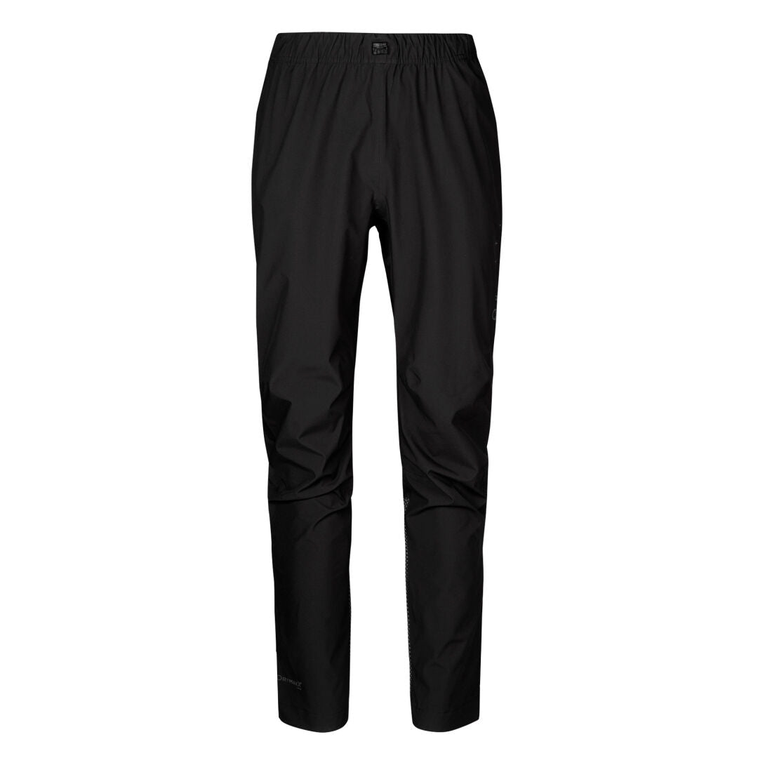 Liike Herr 3L DrymaxX Sport Byxor från Halti: svart, resår i midjan, återvunnen polyester, på vit bakgrund.