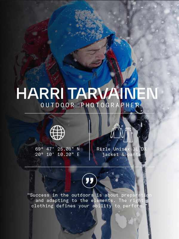 Tester Story: Harri Tarvainen, Friluftsfotograf
