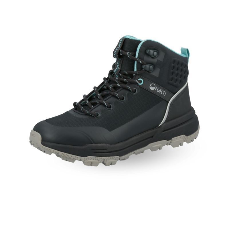 Halti Askel Mid Hiking Shoe womens black/ Halti Askel Mid Vaelluskenkä Naitsen musta/ Halti Askel Mid Vandringskänga Dam svart / Halti Aksel Mid Wandershuhe Damen Swarz