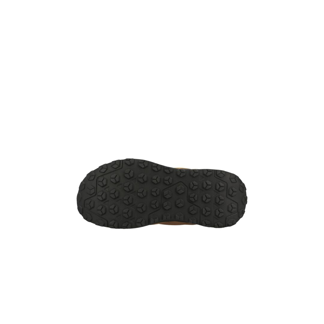 Rest 2 Tofflor från Halti har en EVA-sula i svart gummi med cirkulärt grepp, mot en vit bakgrund.