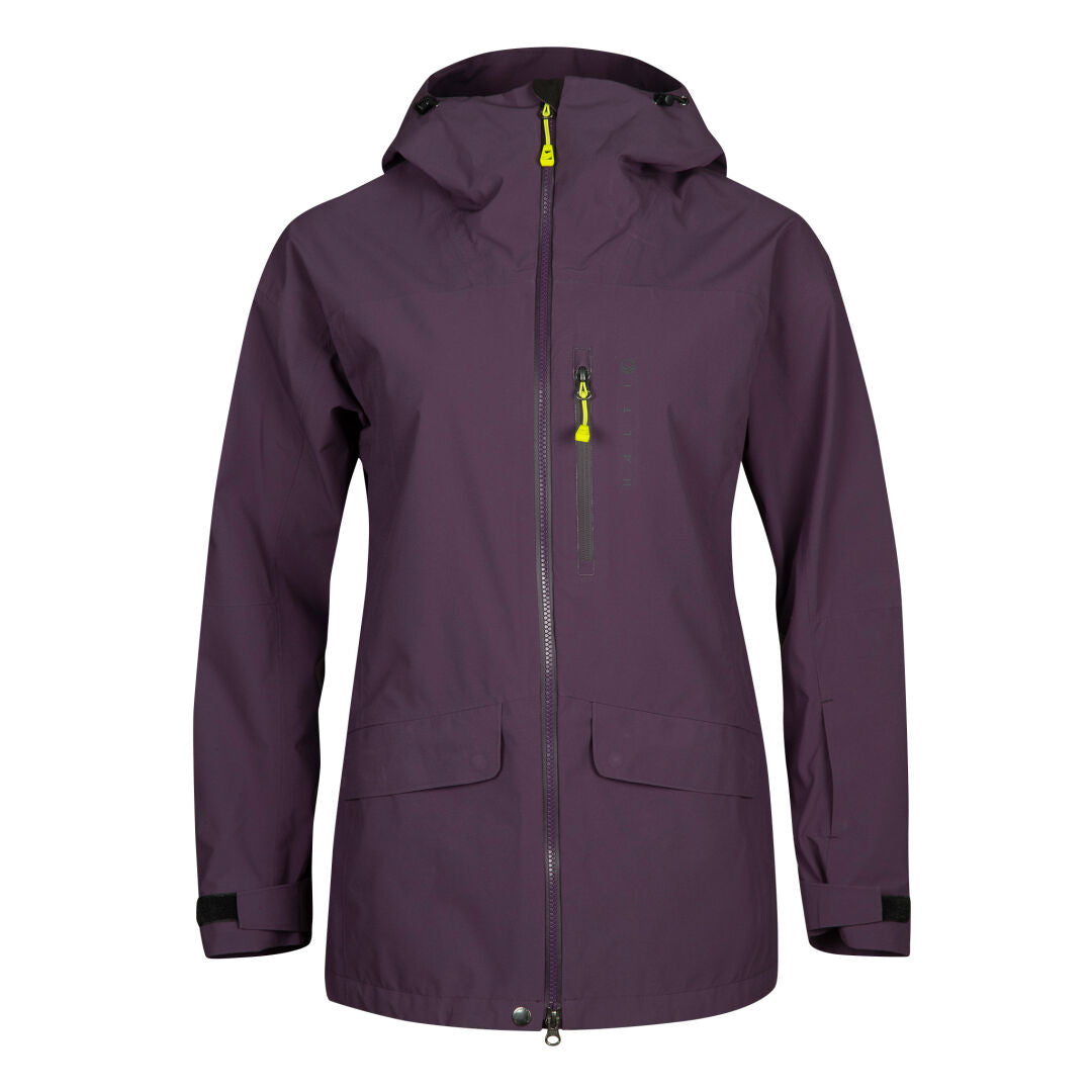 Halti Settler women's shell jacket purple - Naisten Kuoritakki Lasketteluun - Laskettelutakki