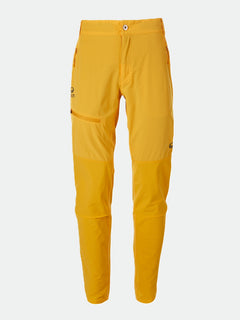 Ljusgul Halti Pallas Dam X-stretch Lite Byxor, tillverkad av snabbtorkande material, perfekt för utomhusbruk.