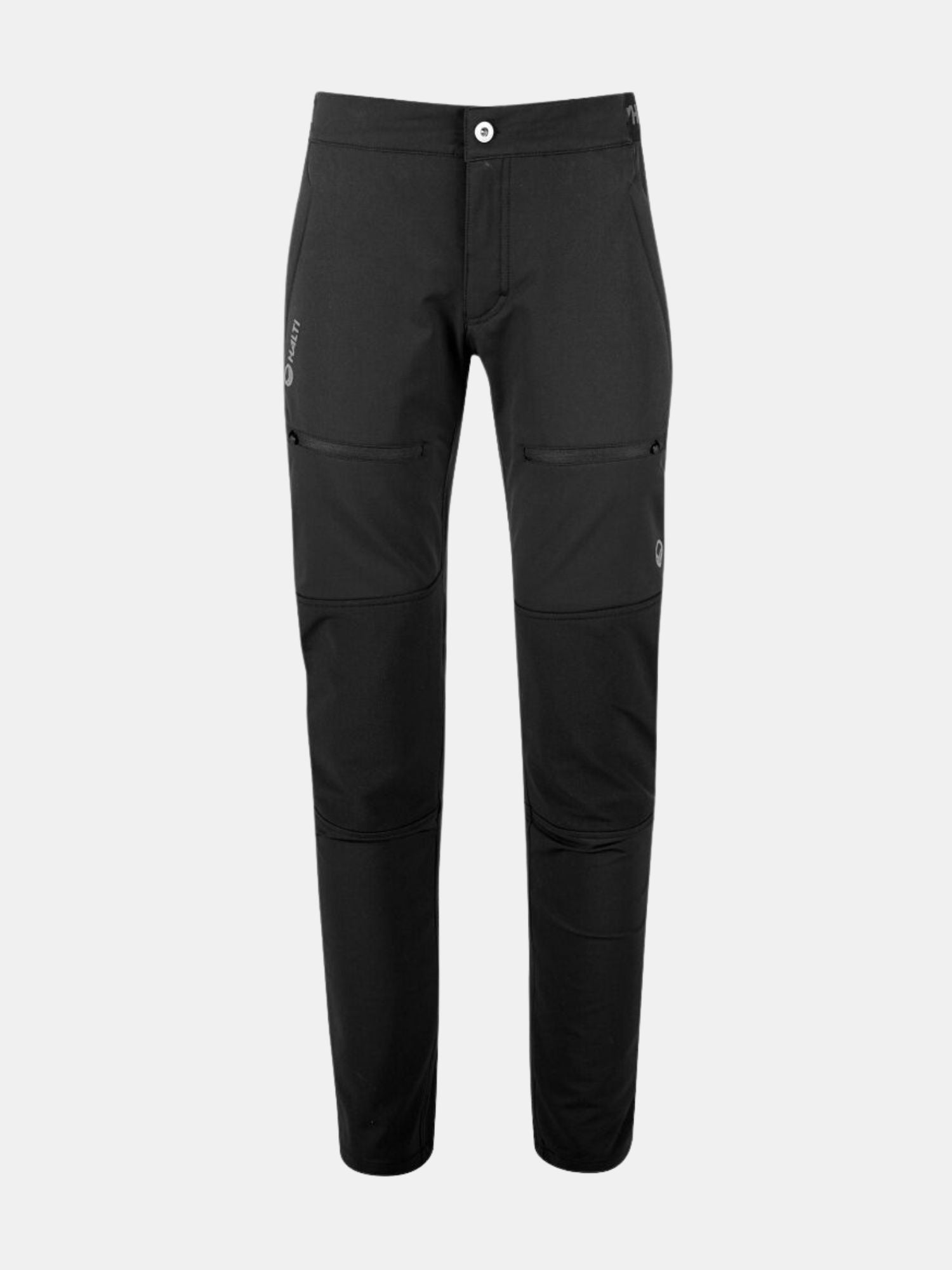 Halti Pallas II Dam Warm X-Stretch byxor, slim-fit med framfickor och knappstängning, idealiska för friluftsliv.