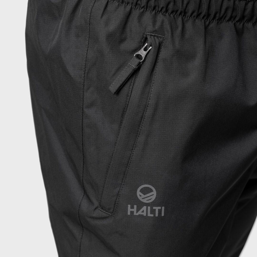 Halti Forter Naisten Kuorihousut - Women's Shell Pants - Black - Musta - Pocket