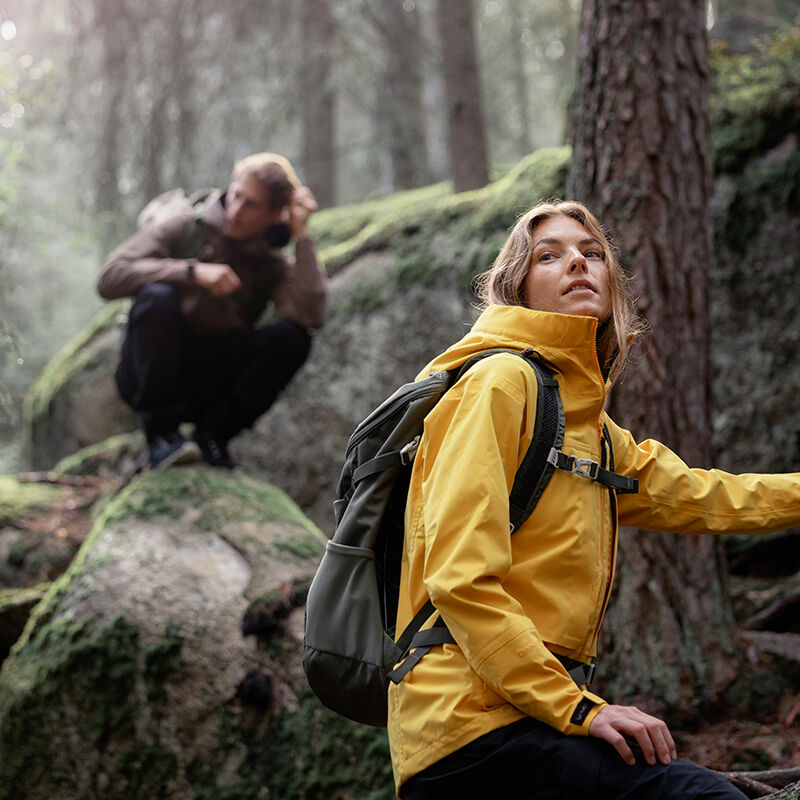 halti hiker outdoor jacket for women yellow / halti hiker naisten ulkoilutakki keltainen