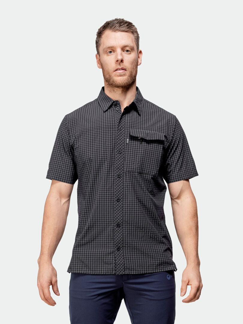 Halti Kota short sleeve shirt men's black