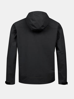 Halti Finholma X-stretch Jacka Herr bakifrån, med vindtätt stretchmaterial och justerbara ärmslut.