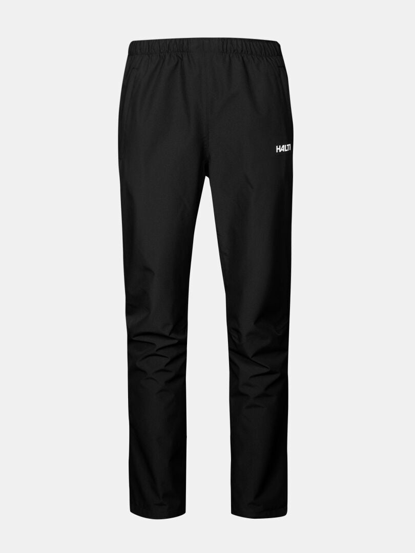 Halti Forter Short DX Skalbyxor Herr: svarta friluftsbyxor med raka ben, elastisk midja, DrymaxX väderskydd.