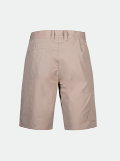Bakifrån av Halti Drive X-stretch Shorts Herr med bälteshällor, bakficka och cargoficka på höger ben.