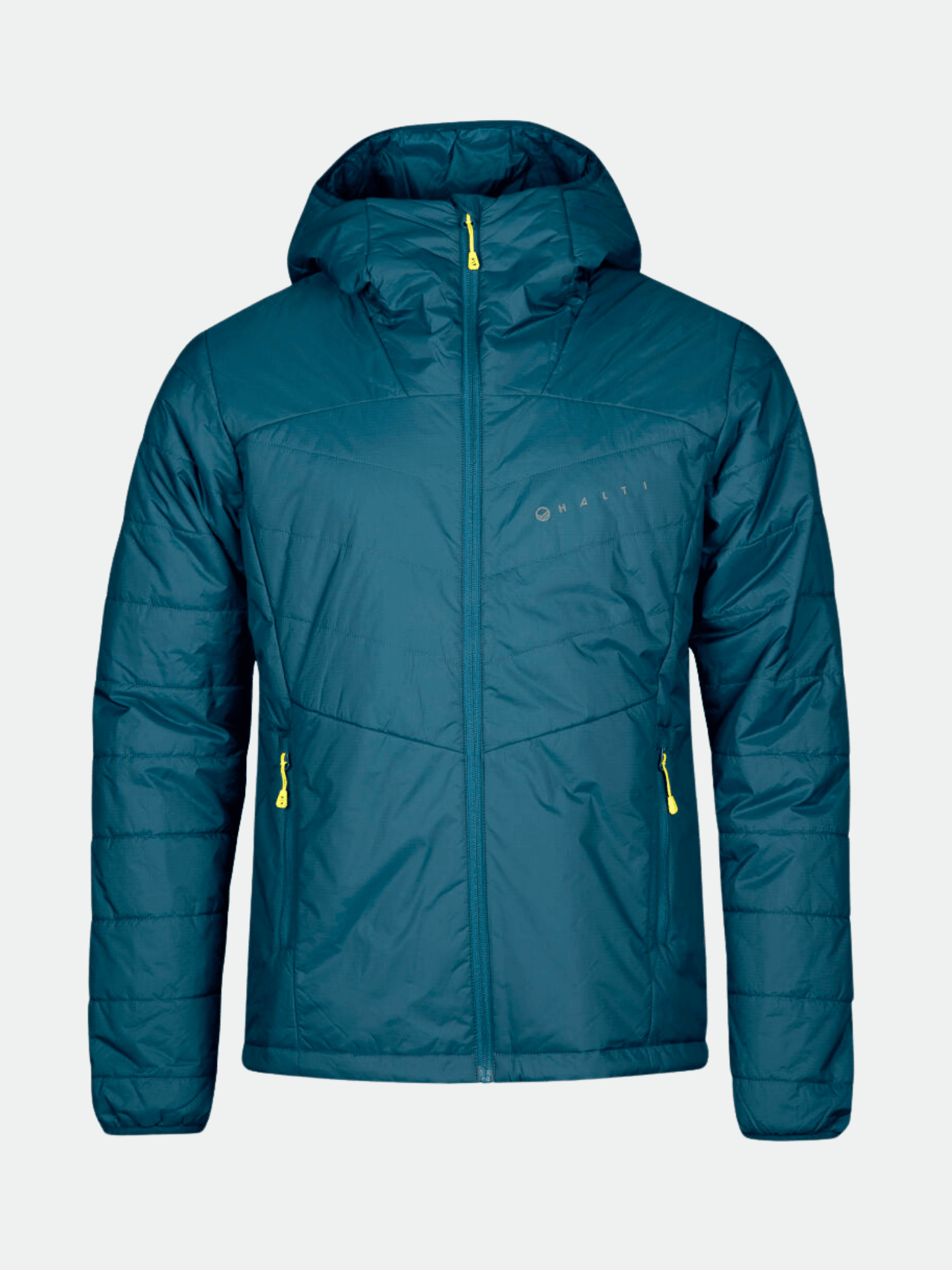 Halti Heatix Jacka Herr: Lätt vadderad puffer med frontzip, två sidofickor och liten logga.