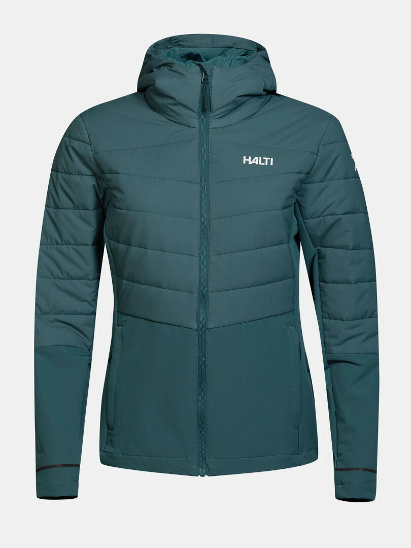 Valimo Hybrid Insulation Jacka Dam från Halti med dragkedja fram – perfekt för flera olika sporter. Microtherm® Dynamic-teknik.
