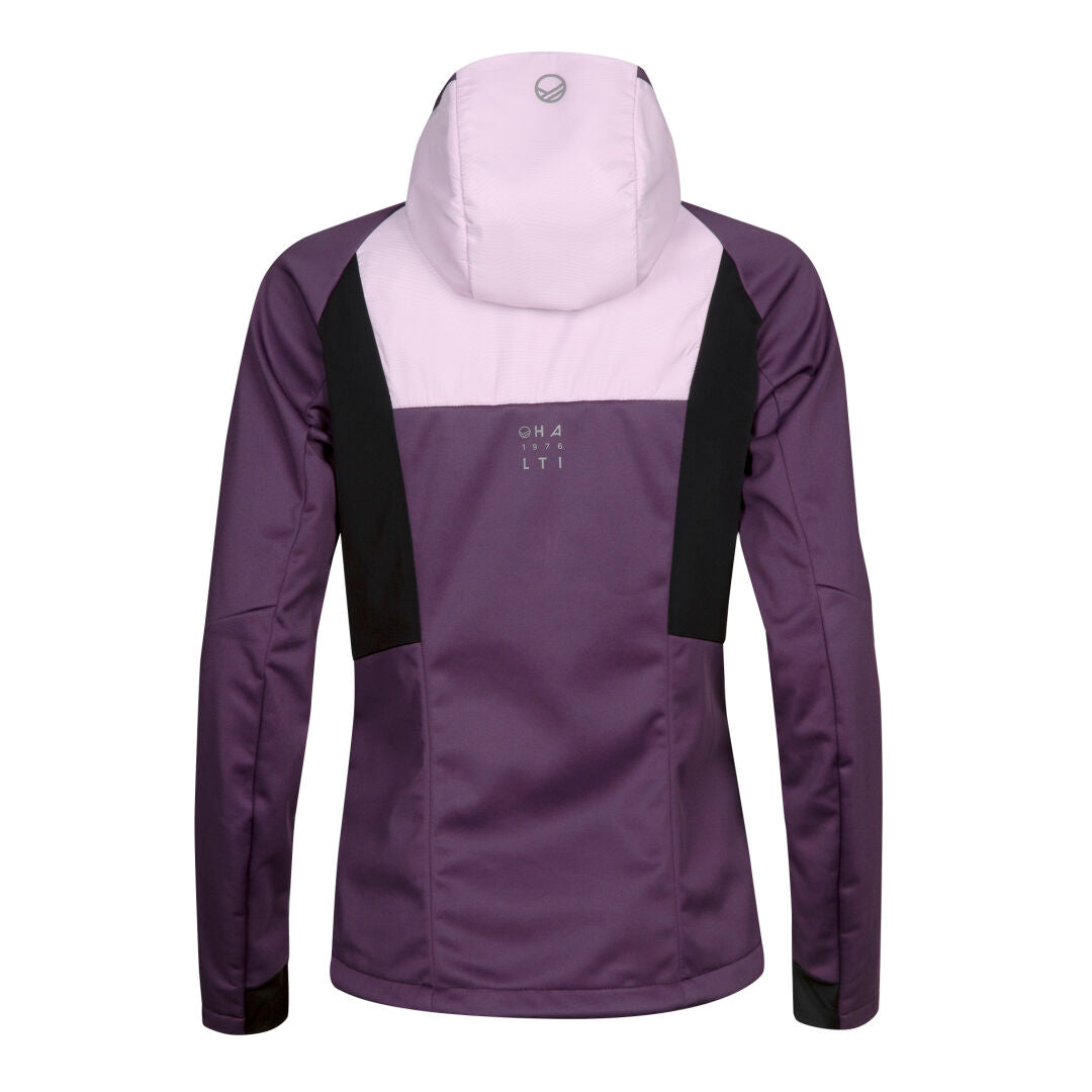 Halti women's Isku II xct jacket purple / Halti Isku naisten hupullinen hiihtotakki violetti