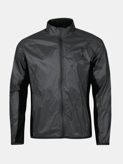 Halti Control Herr Windbreaker Jacka, svart med reflexband och hög krage, långa ärmar, dragkedja.