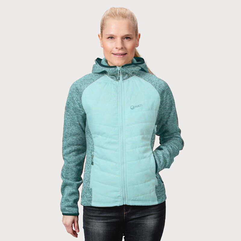 Halti Streams hybrid layer takki naisten sininen / Halti Streams hybrid layer jacket women's blue / Halti Streams Hybrid Layer Jacke Damen blau / Halti Streams hybrid layer jacka dam blå