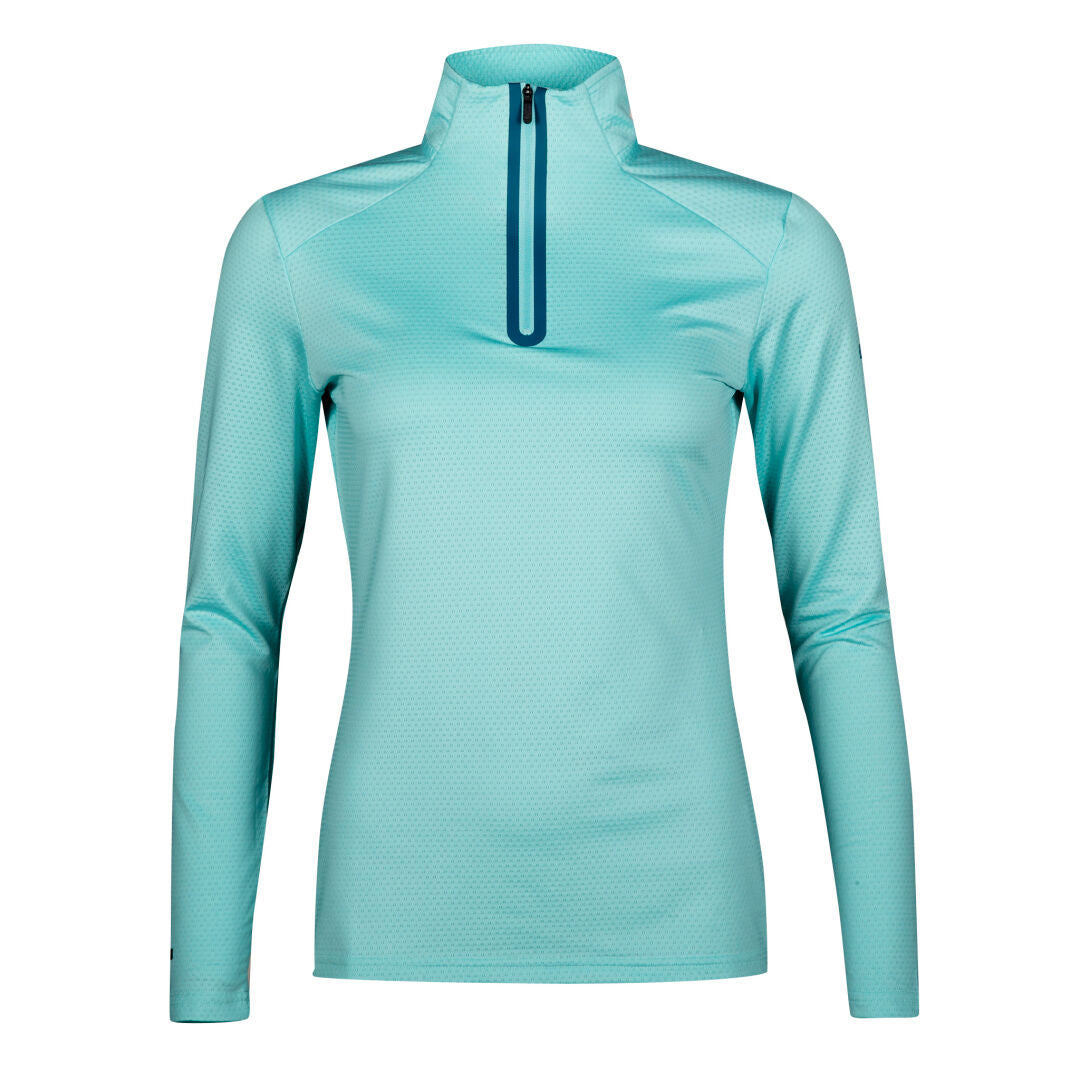 Halti Moodi naisten tekninen aluspaita half zipper / Halti Moodi women's technical base layer half zipper / Halti Moodi Damen technische Funktionsunterwäsche halber Reißverschluss / Halti Moodi damernas tekniska underställ halvt blixtlås