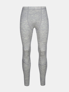 Ett par ljusgrå Halti Hossa II Merino Underställ Set Herr leggings mot en enfärgad vit bakgrund.