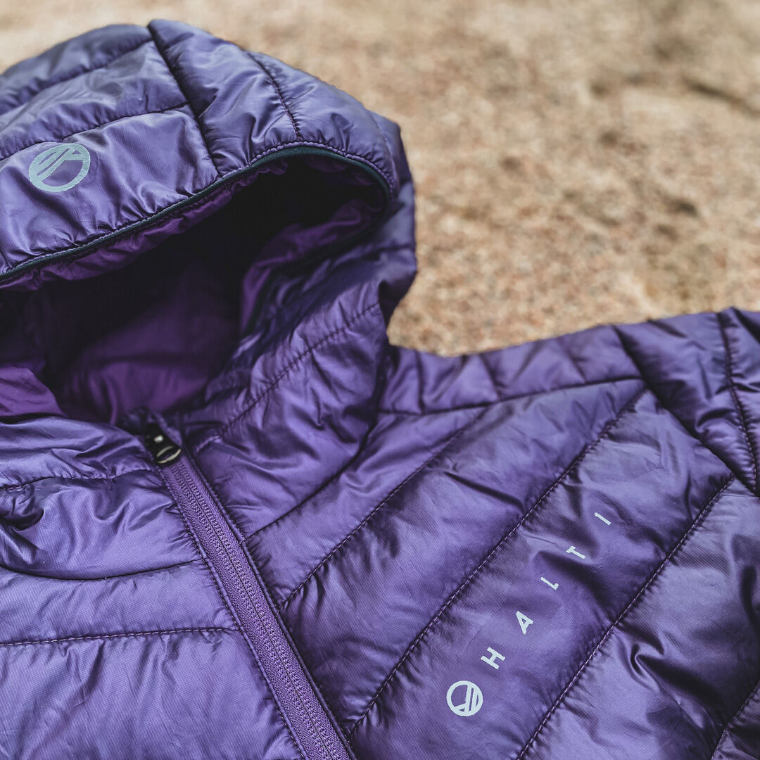 Halti Element women's warm outdoor jacket purple